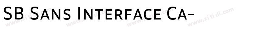 SB Sans Interface Ca字体转换 SB Sans Interface Ca字体转换